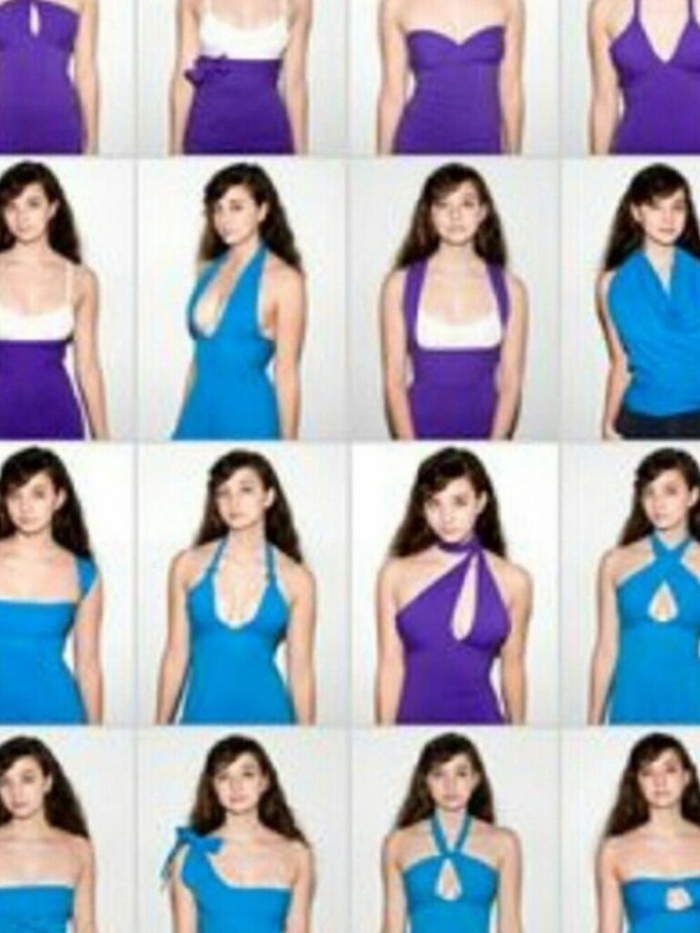 NWOT American Apparel Cotton Spandex Convertible Halter Pencil Dress M